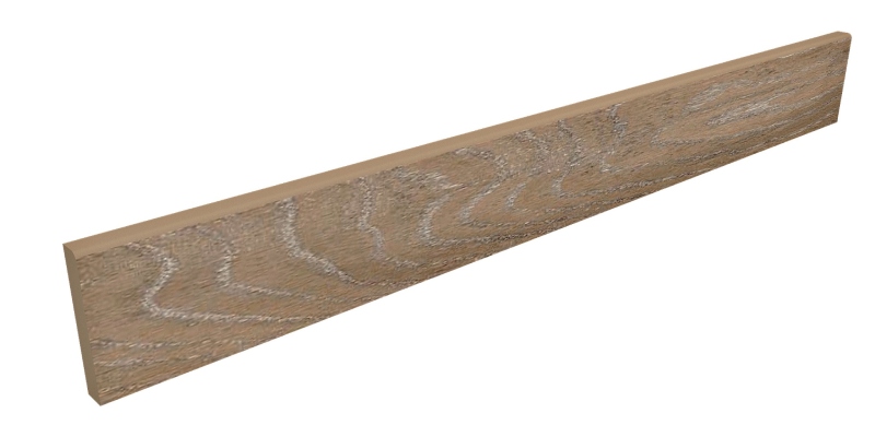 DW02 Dream Wood Latte 70x600 неполированный коричневый плинтус